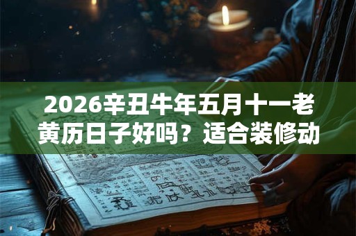 2026辛丑牛年五月十一老黄历日子好吗？适合装修动土吗？