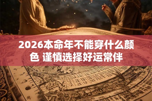 2026本命年不能穿什么颜色 谨慎选择好运常伴