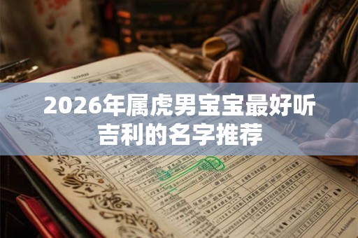 2026年属虎男宝宝最好听吉利的名字推荐