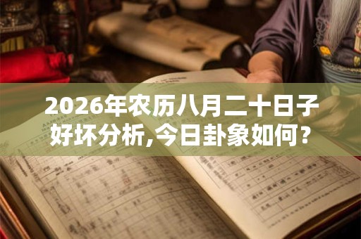 2026年农历八月二十日子好坏分析,今日卦象如何? 2026年农历八月二十日子好坏分析,今日卦象如何?