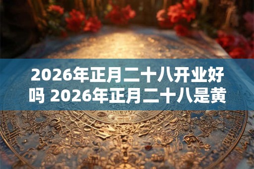 2026年正月二十八开业好吗 2026年正月二十八是黄道吉日吗