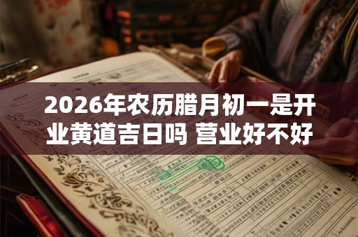 2026年农历腊月初一是开业黄道吉日吗 营业好不好