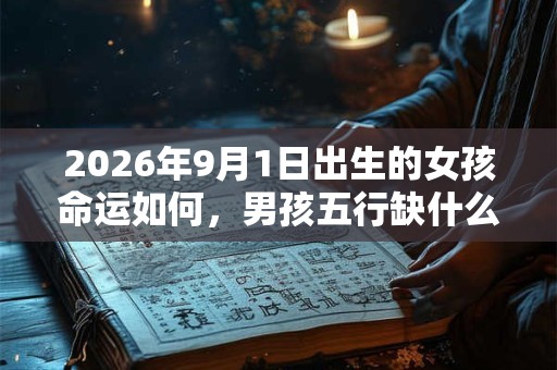 2026年9月1日出生的女孩命运如何,男孩五行缺什么 2026年9月1日出生的女孩命运如何,男孩五行缺什么