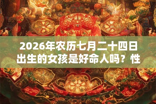 2026年农历七月二十四日出生的女孩是好命人吗?性格好吗 2026年农历七月二十四日出生的女孩是好命人吗?性格好吗