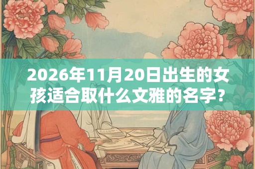 2026年11月20日出生的女孩适合取什么文雅的名字? 2026年11月20日出生的女孩适合取什么文雅的名字?