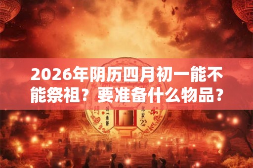 2026年阴历四月初一能不能祭祖？要准备什么物品？