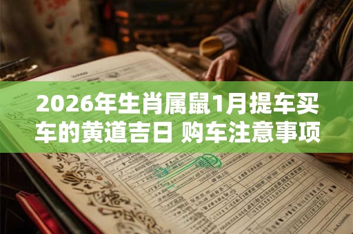 2026年生肖属鼠1月提车买车的黄道吉日 购车注意事项