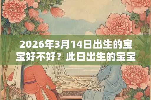 2026年3月14日出生的宝宝好不好？此日出生的宝宝性格