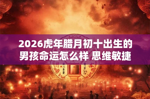 2026虎年腊月初十出生的男孩命运怎么样 思维敏捷好运相伴