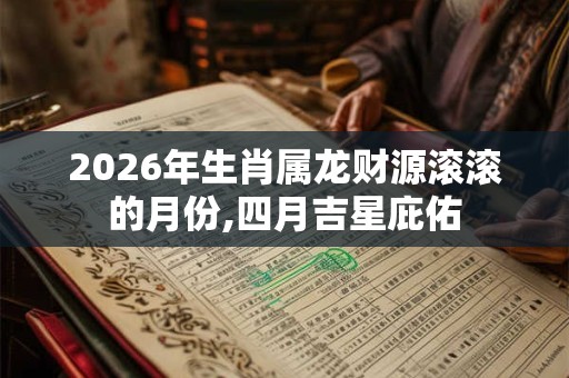 2026年生肖属龙财源滚滚的月份,四月吉星庇佑 2026年生肖属龙财源滚滚的月份,四月吉星庇佑