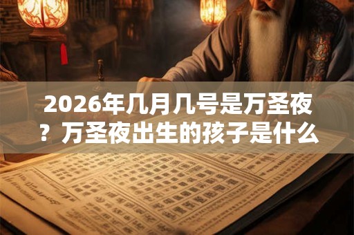2026年几月几号是万圣夜？万圣夜出生的孩子是什么命