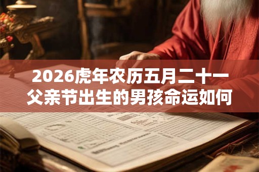 2026虎年农历五月二十一父亲节出生的男孩命运如何？