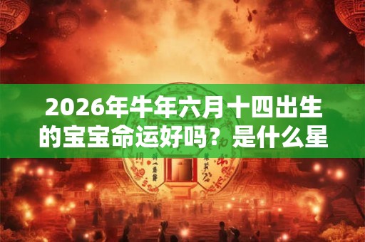 2026年牛年六月十四出生的宝宝命运好吗?是什么星座? 2026年牛年六月十四出生的宝宝命运好吗?是什么星座?