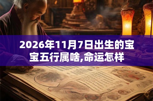 2026年11月7日出生的宝宝五行属啥,命运怎样