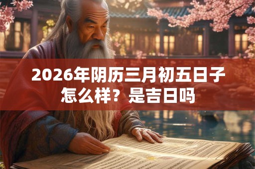 2026年阴历三月初五日子怎么样？是吉日吗