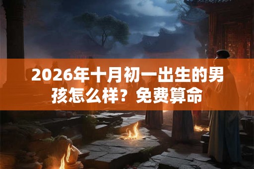 2026年十月初一出生的男孩怎么样?免费算命 2026年十月初一出生的男孩怎么样?免费算命