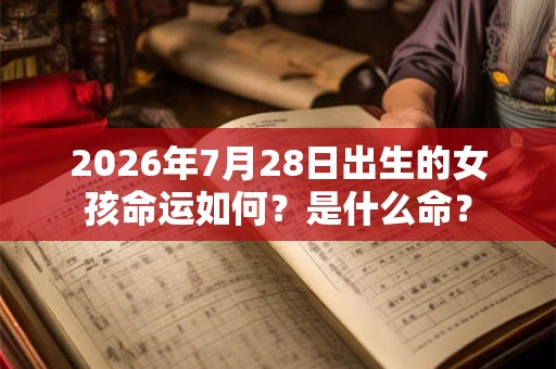 2026年7月28日出生的女孩命运如何？是什么命？