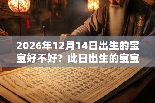 2026年12月14日出生的宝宝好不好？此日出生的宝宝性格