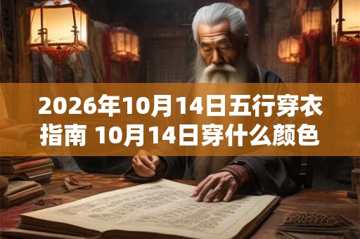 2026年10月14日五行穿衣指南 10月14日穿什么颜色衣服 2026年10月14日五行穿衣指南 10月14日穿什么颜色衣服