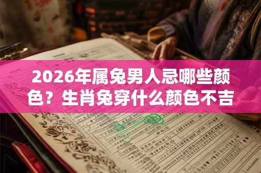 2026年属兔男人忌哪些颜色？生肖兔穿什么颜色不吉利