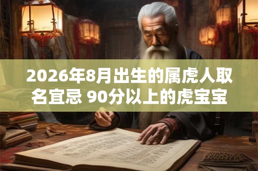 2026年8月出生的属虎人取名宜忌 90分以上的虎宝宝名字