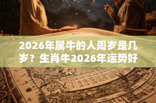 2026年属牛的人周岁是几岁？生肖牛2026年运势好不好