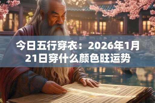 今日五行穿衣：2026年1月21日穿什么颜色旺运势