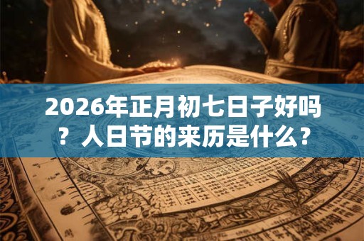 2026年正月初七日子好吗？人日节的来历是什么？