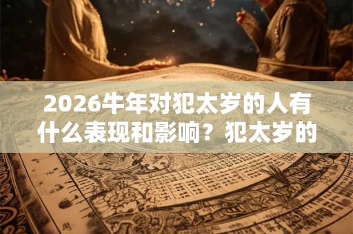 2026牛年对犯太岁的人有什么表现和影响？犯太岁的人忌讳什么？