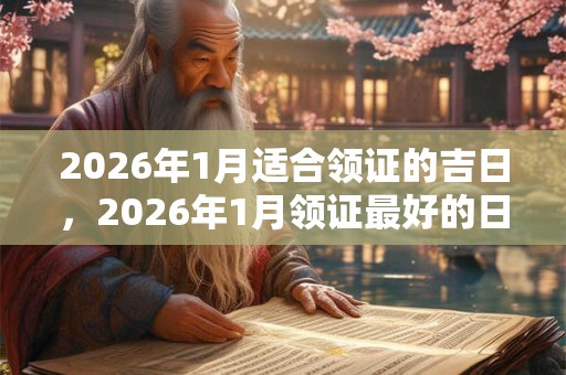 2026年1月适合领证的吉日，2026年1月领证最好的日子