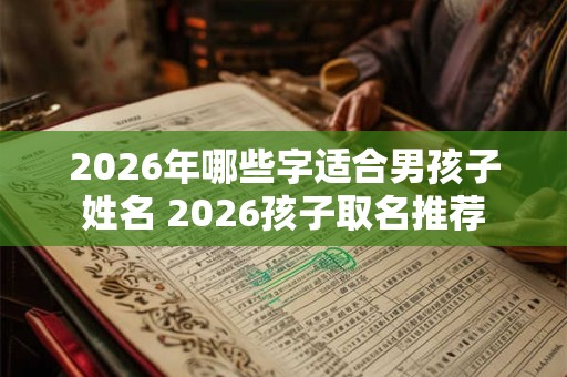 2026年哪些字适合男孩子姓名 2026孩子取名推荐