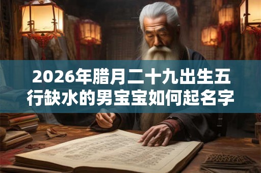 2026年腊月二十九出生五行缺水的男宝宝如何起名字