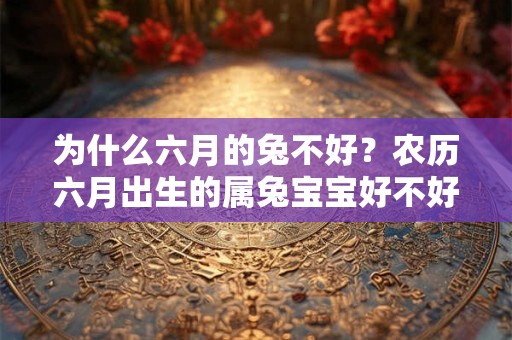 为什么六月的兔不好？农历六月出生的属兔宝宝好不好