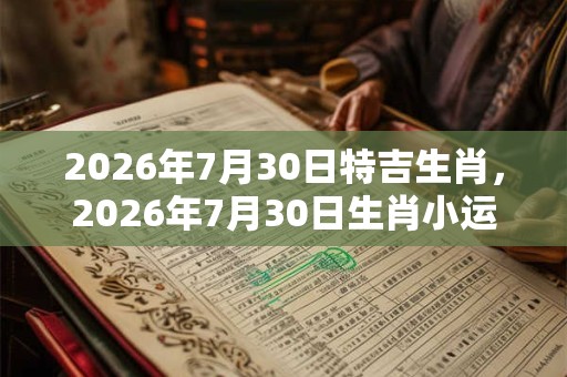 2026年7月30日特吉生肖,2026年7月30日生肖小运播报 2026年7月30日特吉生肖,2026年7月30日生肖小运播报