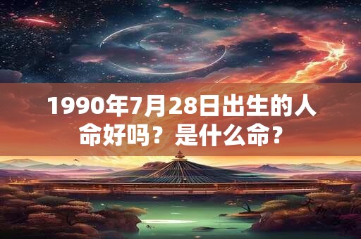 1990年7月28日出生的人命好吗?是什么命? 1990年7月28日出生的人命好吗?是什么命?