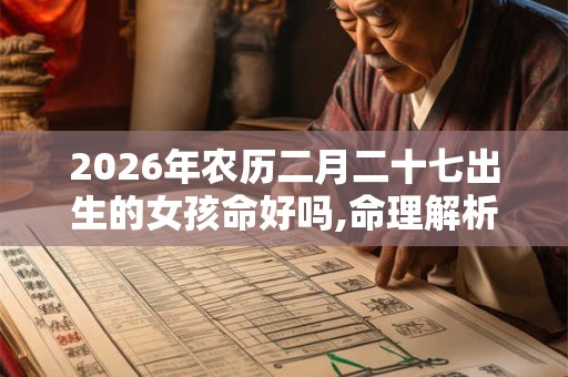 2026年农历二月二十七出生的女孩命好吗,命理解析