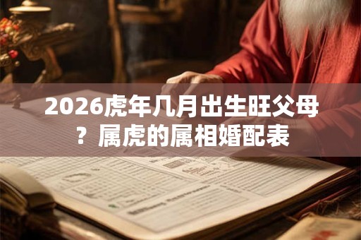 2026虎年几月出生旺父母？属虎的属相婚配表