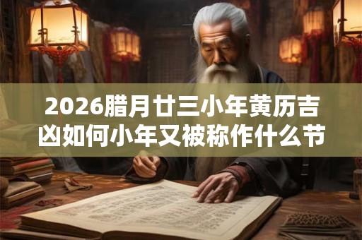 2026腊月廿三小年黄历吉凶如何小年又被称作什么节? 2026腊月廿三小年黄历吉凶如何小年又被称作什么节?