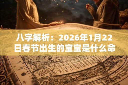八字解析：2026年1月22日春节出生的宝宝是什么命，五行缺什么