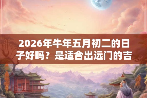 2026年牛年五月初二的日子好吗？是适合出远门的吉日吗？