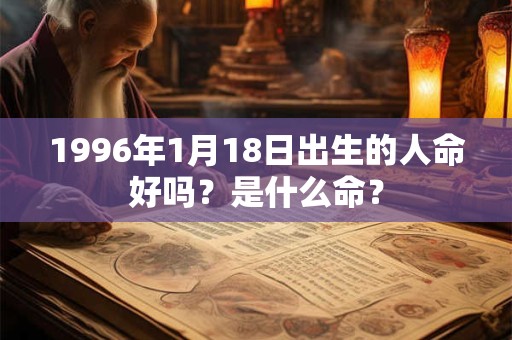 1996年1月18日出生的人命好吗？是什么命？