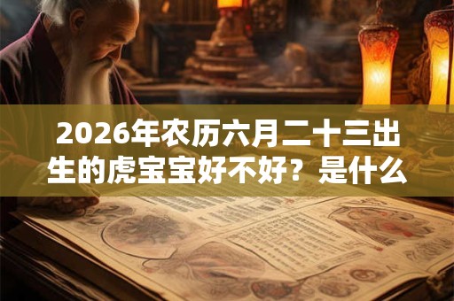 2026年农历六月二十三出生的虎宝宝好不好？是什么命？