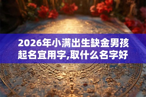 2026年小满出生缺金男孩起名宜用字,取什么名字好