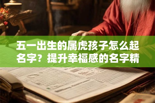 五一出生的属虎孩子怎么起名字？提升幸福感的名字精选