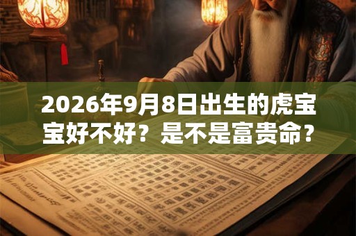 2026年9月8日出生的虎宝宝好不好？是不是富贵命？