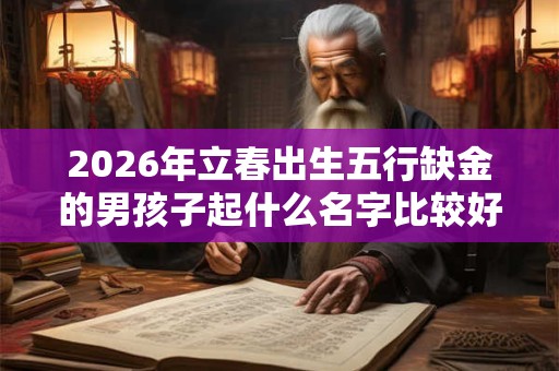 2026年立春出生五行缺金的男孩子起什么名字比较好? 2026年立春出生五行缺金的男孩子起什么名字比较好?