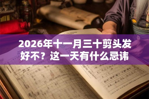 2026年十一月三十剪头发好不？这一天有什么忌讳