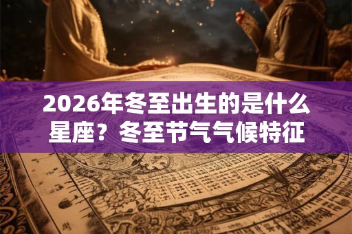 2026年冬至出生的是什么星座？冬至节气气候特征