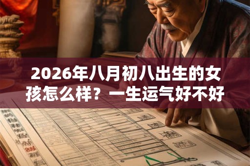 2026年八月初八出生的女孩怎么样？一生运气好不好