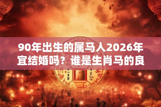 90年出生的属马人2026年宜结婚吗？谁是生肖马的良配
